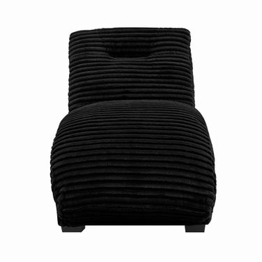 Victoria Chaise In Masis Black