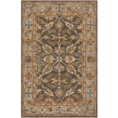 Victoria Dk Taupe/Grey 1'6" x 1'6" Rug