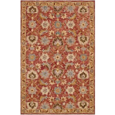 Victoria Terracotta/Gold 2'3" x 3'9" Rug