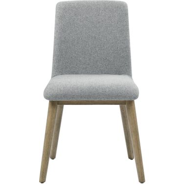 Vida Upholstered Side Chair Set of 2 In Gray