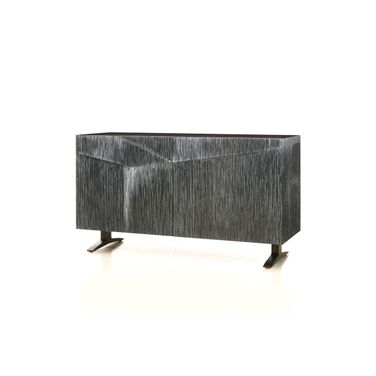 Vide Sideboard In Navy/Smoked Black/Dark Bronze