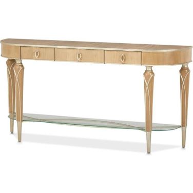 Villa Cherie Console Table In Caramel