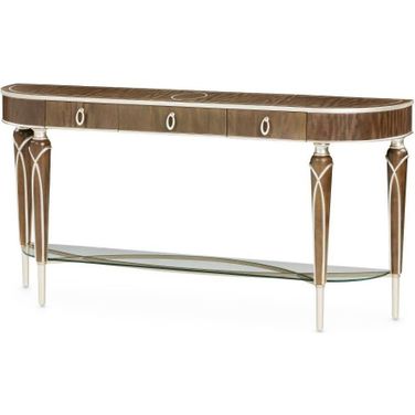 Villa Cherie Console Table In Hazelnut
