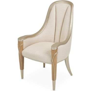 Villa Cherie Dining Arm Chair In Caramel