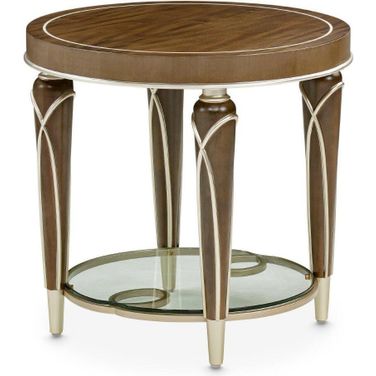 Villa Cherie Hazelnut End Table