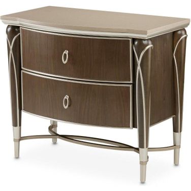 Villa Cherie Nightstand In Hazelnut