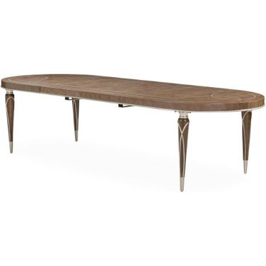 Villa Cherie Oval Dining Table In Hazelnut