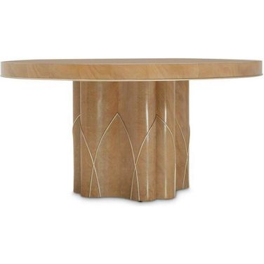 Villa Cherie Round Dining Table In Caramel