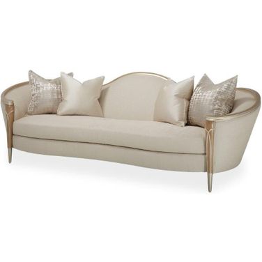 Villa Cherie Sofa In Pearl/Caramel