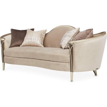 Villa Cherie Sofa In Porcini/Hazelnut