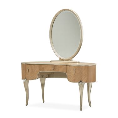 Villa Cherie Vanity With Mirror In Caramel