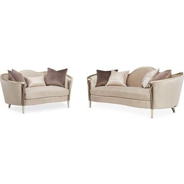 Villa Hazelnut Living Room Set