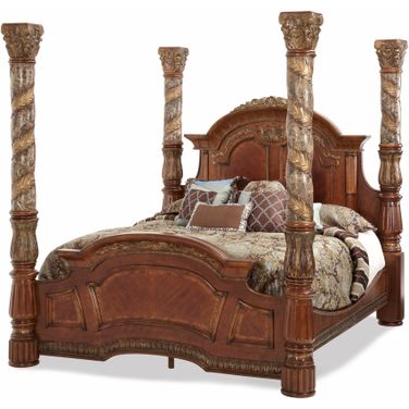 Villa Valencia California King Poster Bed 72000CKCAN-55