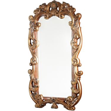 Villa Valencia Decorative Mirror In Chestnut