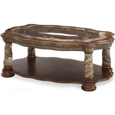 Villa Valencia Cocktail Table In Chestnut