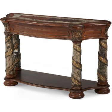Villa Valencia Sofa Table In Chestnut