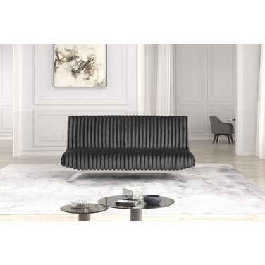 Villeneuve Futon Sofa Bed In Charcoal