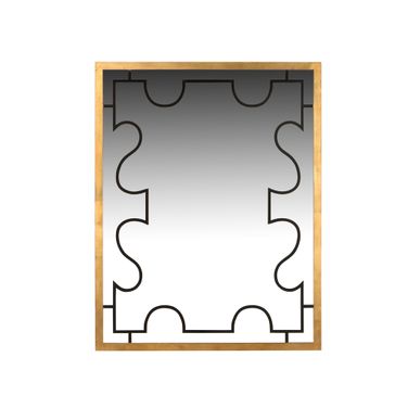 Vincennes Mirror In Gold and Black