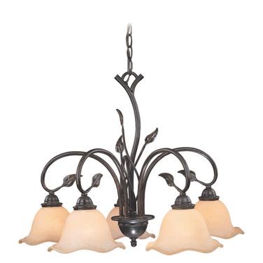 Vine 5L Chandelier In Oil Shale