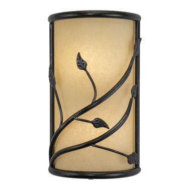 Vine 9.25 Inch Wall Light In Oil Shale