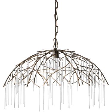 Vine Pendant In Antique Brass
