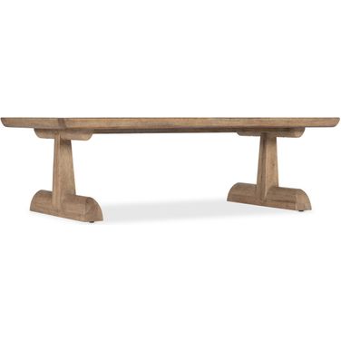 Vineyard Row Rectangle Cocktail Table In Light Wood