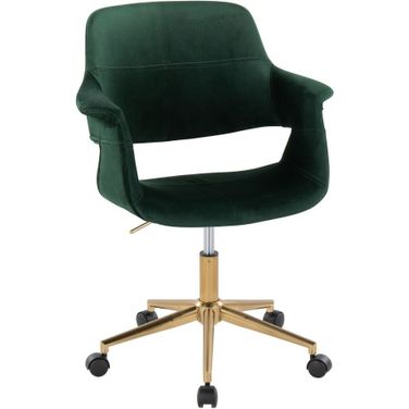 Vintage Flair Office Chair In Green