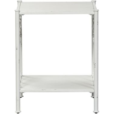 Vintage Series Antique White Open Nightstand