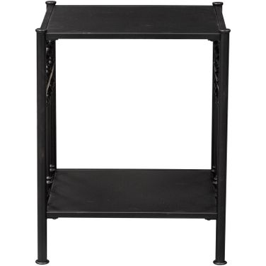 Vintage Series Black Open Nightstand