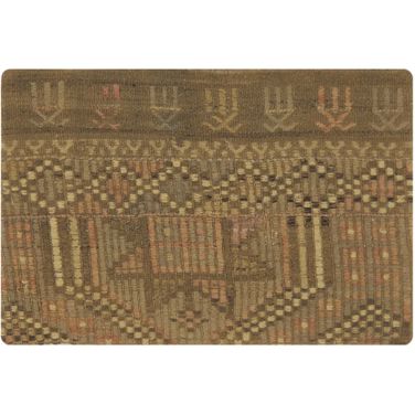 Vintage Turkish Accent Pillow Cover - 15" x 23" In Multi