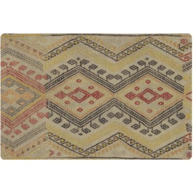 Vintage Turkish Accent Pillow Cover - 15" x 24" In Multi