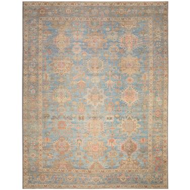 Vintage Washables 9' x 12' Indoor Rug In Navy Multi
