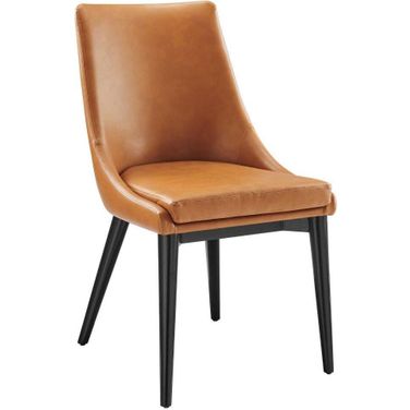 Viscount Tan Vegan Leather Dining Chair