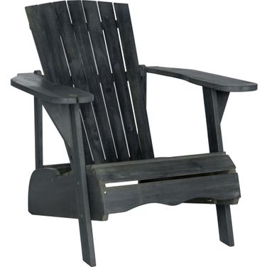 Vista Dark Slate Grey Wine Glass Holder Adirondack Chair