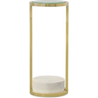 Vista Spot Table In Polished Brass