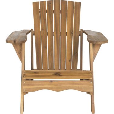 Vista Teak Brown Wine Glass Holder Adirondack Chair