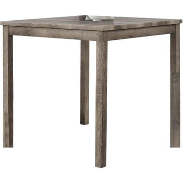 Vitaliya Square Wood Counter Height Dining Table In Black