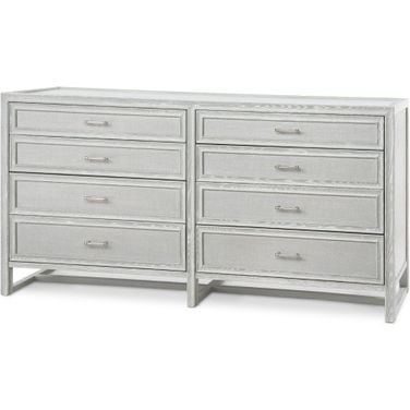 Vivian 8-Drawer In Soft Gray