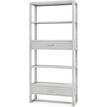 Vivian Etagere In Soft Gray