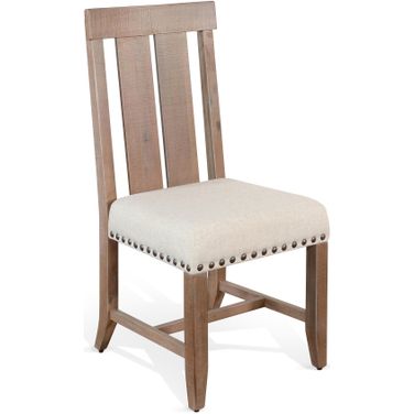 Vivian Double Slat Back Chair Set of 2 In Desert Rock
