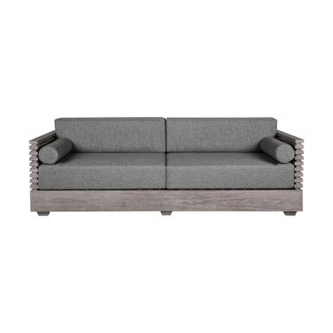 Vivid Outdoor Patio Sofa In Gray