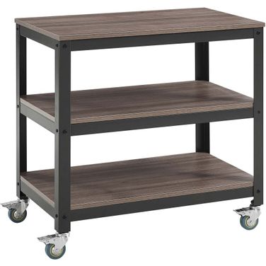 Vivify Tiered Serving Stand In Gray and Walnut