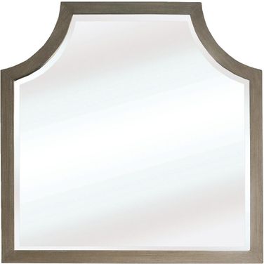 Vogue Gray Wash Arch Mirror