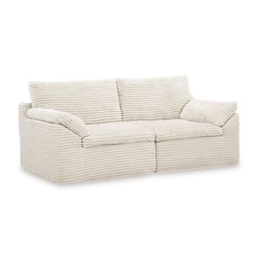 Vough LAF AND RAF Corner Chair Set of 2 In Ivory