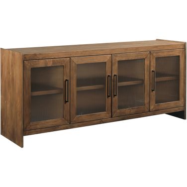 Abode Wagner Four Door Console In Warm Brunette