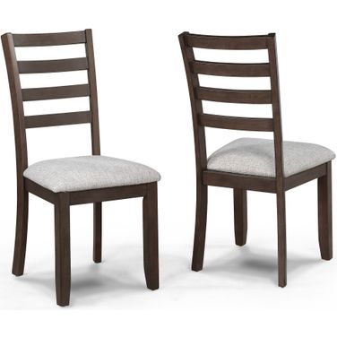 Wagner Side Chair Set of 2 In Brown