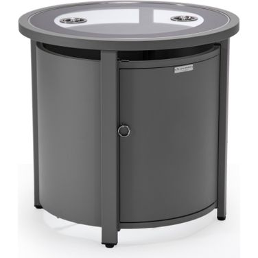 Walbrooke Patio Round Tank Holder In Grey