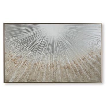 Waldard Wall Art In Gray/Taupe/White