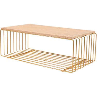 Walden Rectangular Coffee Table In Gold