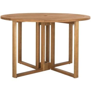 Wales Teak Round 47.24 Inch Dining Table